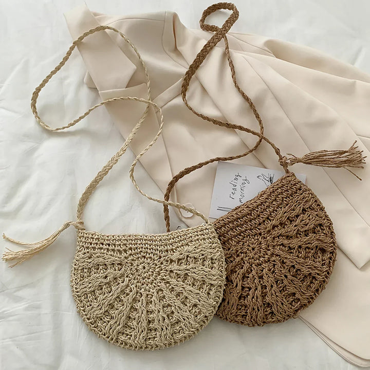 Eirinora | Borsa a Spalla All'Uncinetto in Stile Bohemien