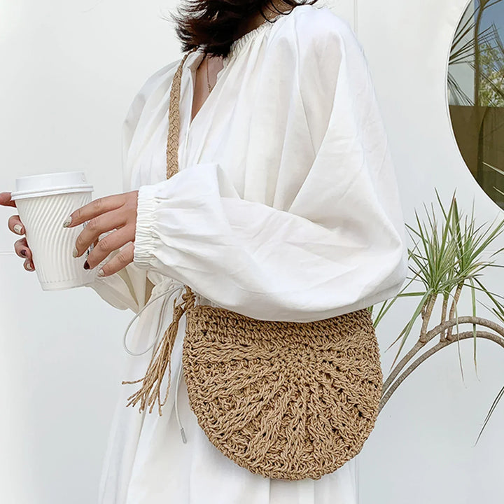 Eirinora | Borsa a Spalla All'Uncinetto in Stile Bohemien