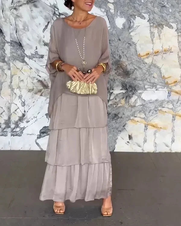 Evelyn - Abito elegante in chiffon