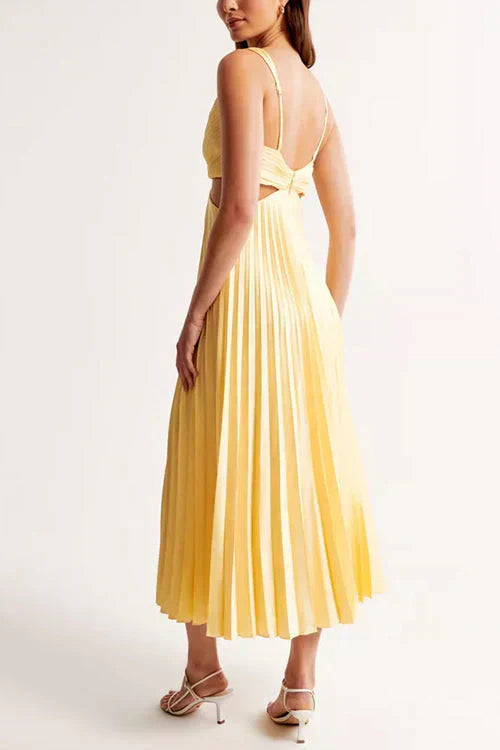 Catherina - Elegante vestito plissettato per la notte