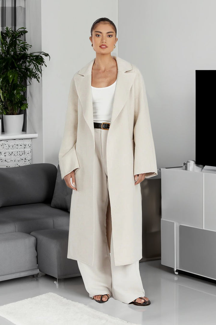 Cappotto invernale con colletto