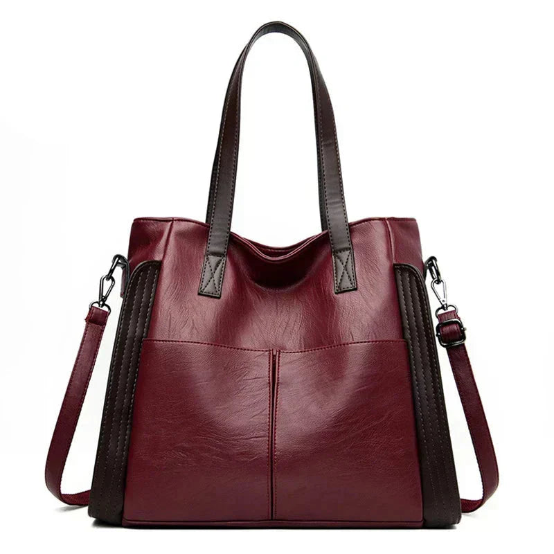 Etta | Borsa a tracolla in PU pelle di grande capacità alla moda
