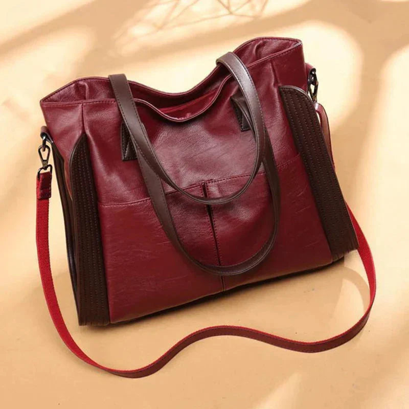 Etta | Borsa a tracolla in PU pelle di grande capacità alla moda