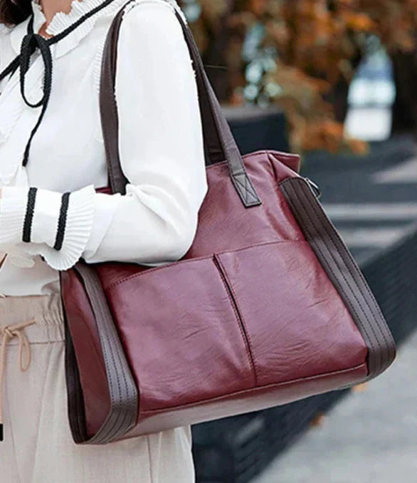Etta | Borsa a tracolla in PU pelle di grande capacità alla moda
