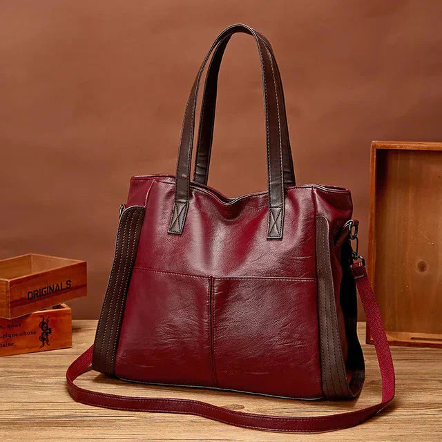 Borsa in Pelle Classica Indigo