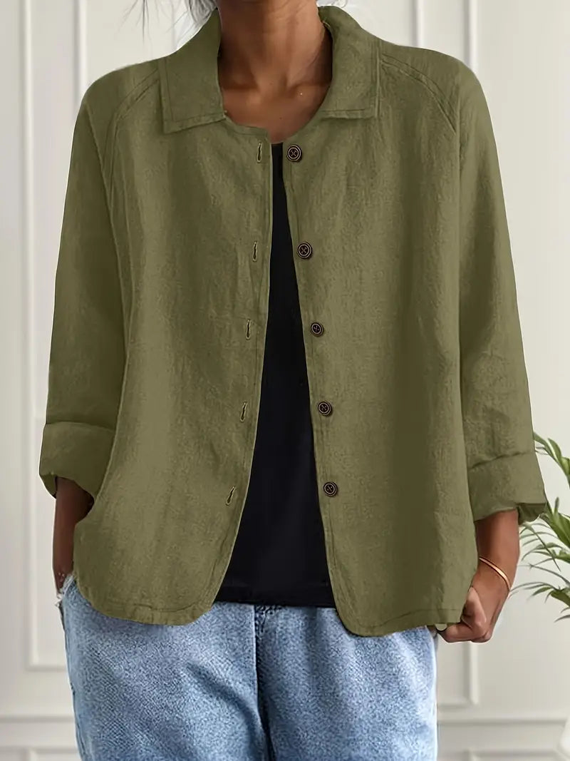 Marilla™ – Cardigan camicia leggero classico