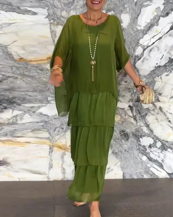 Evelyn - Abito elegante in chiffon