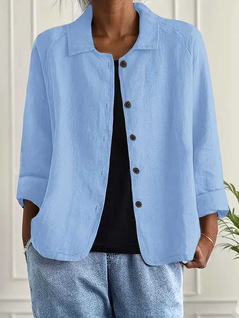 Marilla™ – Cardigan camicia leggero classico