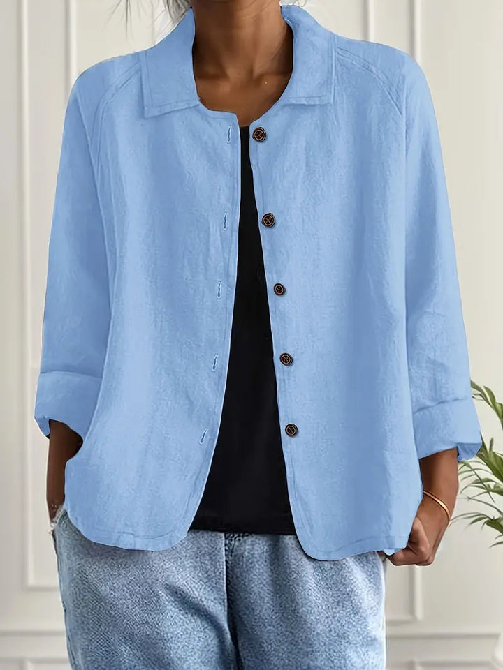 Marilla™ – Cardigan camicia leggero classico