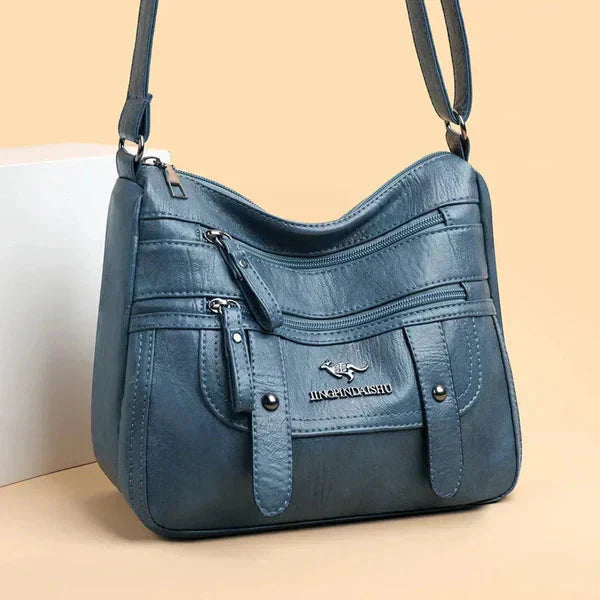 Wren | Borsa in PU Pelle Retro Multi-Tasche Elegante