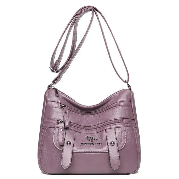 Wren | Borsa in PU Pelle Retro Multi-Tasche Elegante