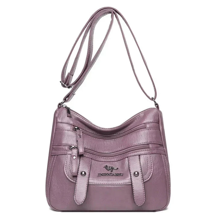 Wren | Borsa in PU Pelle Retro Multi-Tasche Elegante