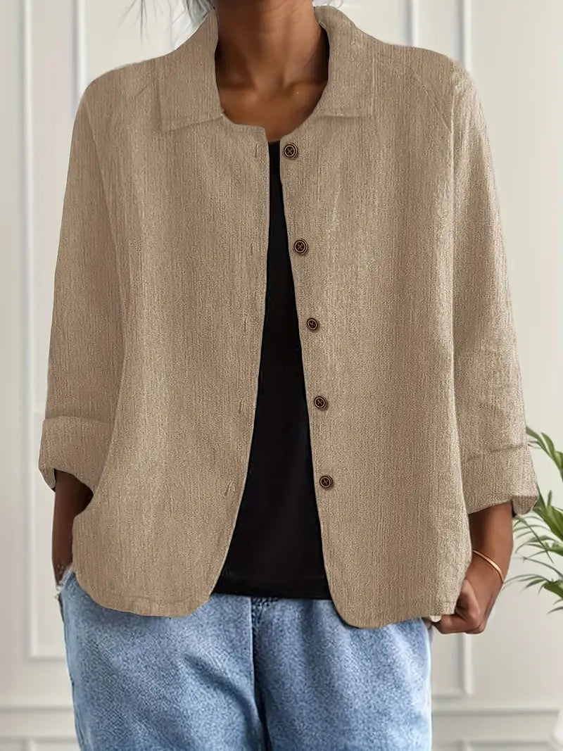 Marilla™ – Cardigan camicia leggero classico