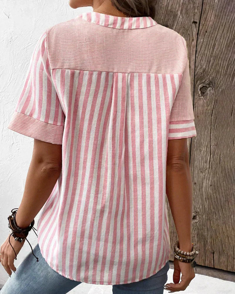 Sandra™ | Top a Righe Classico