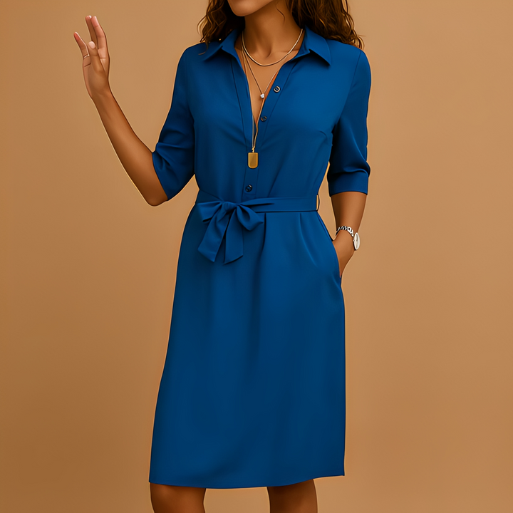 Anjanet - Abito camicia elegante e comodo per donne