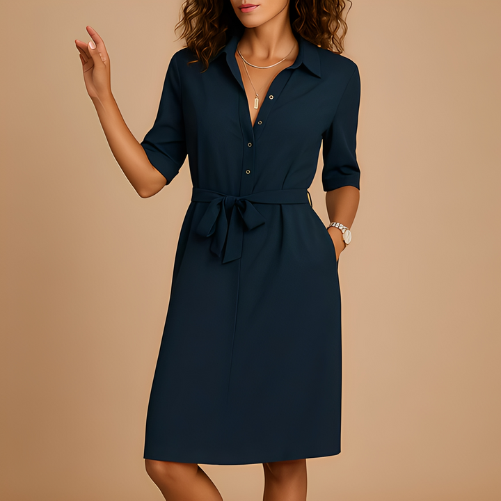 Anjanet - Abito camicia elegante e comodo per donne