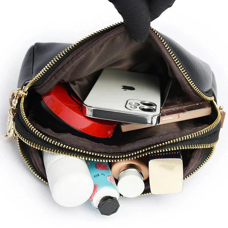 Penelope | Borsa a Spalla in Pelle Morbida Compatta