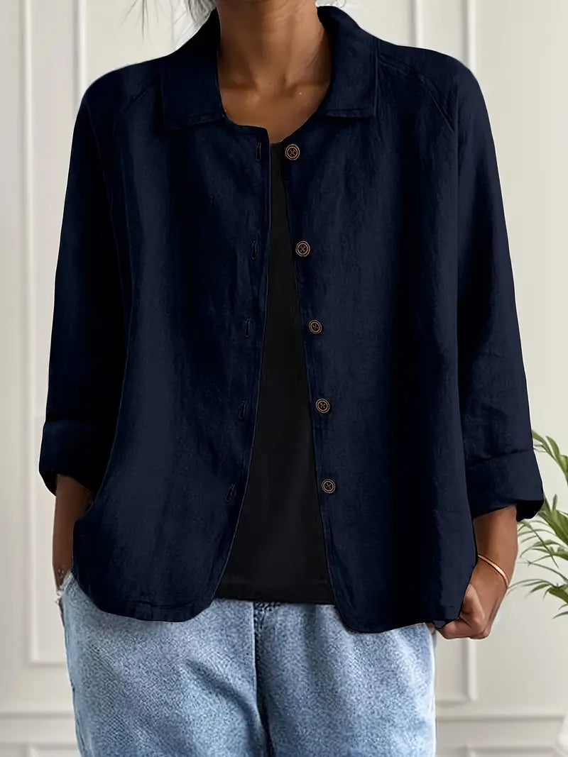 Marilla™ – Cardigan camicia leggero classico