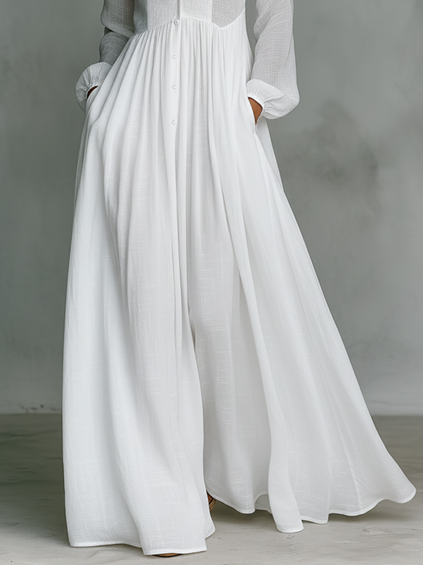 Cintia | Vestito maxi minimalista