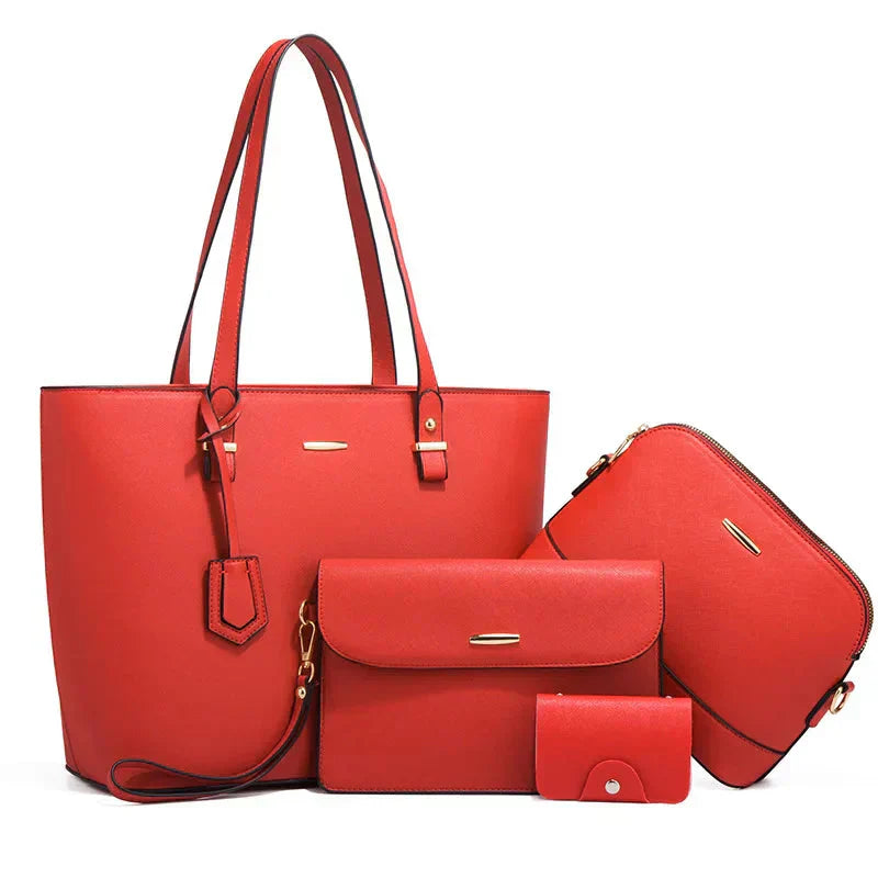 Ashby | Set di Borse a Mano e a Spalla in Pelle Versatile da 3 Pezzi