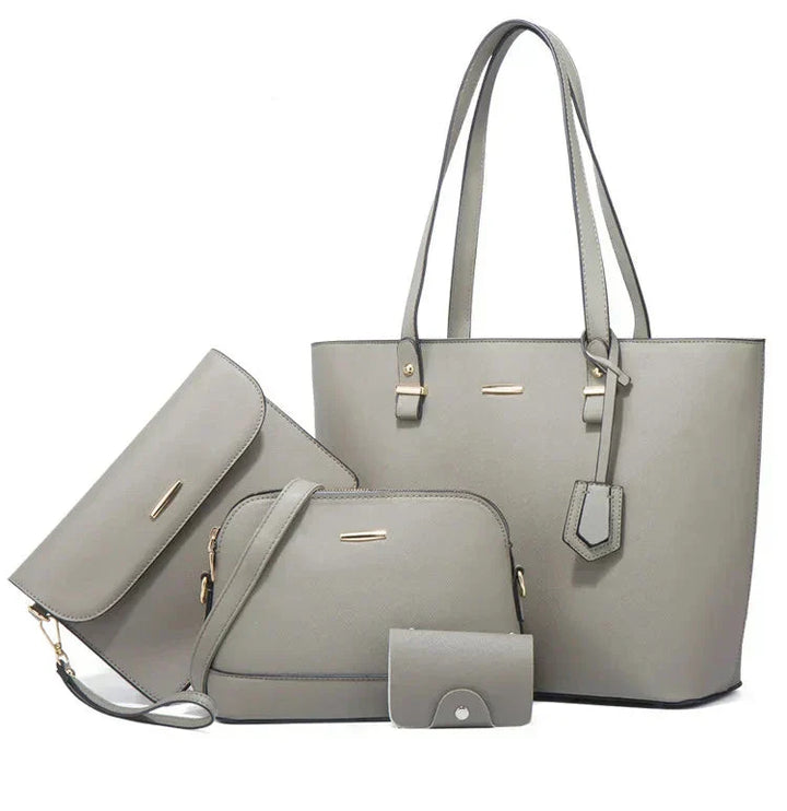 Ashby | Set di Borse a Mano e a Spalla in Pelle Versatile da 3 Pezzi