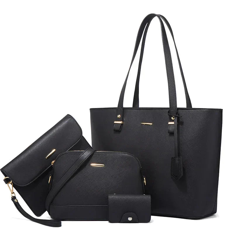Ashby | Set di Borse a Mano e a Spalla in Pelle Versatile da 3 Pezzi