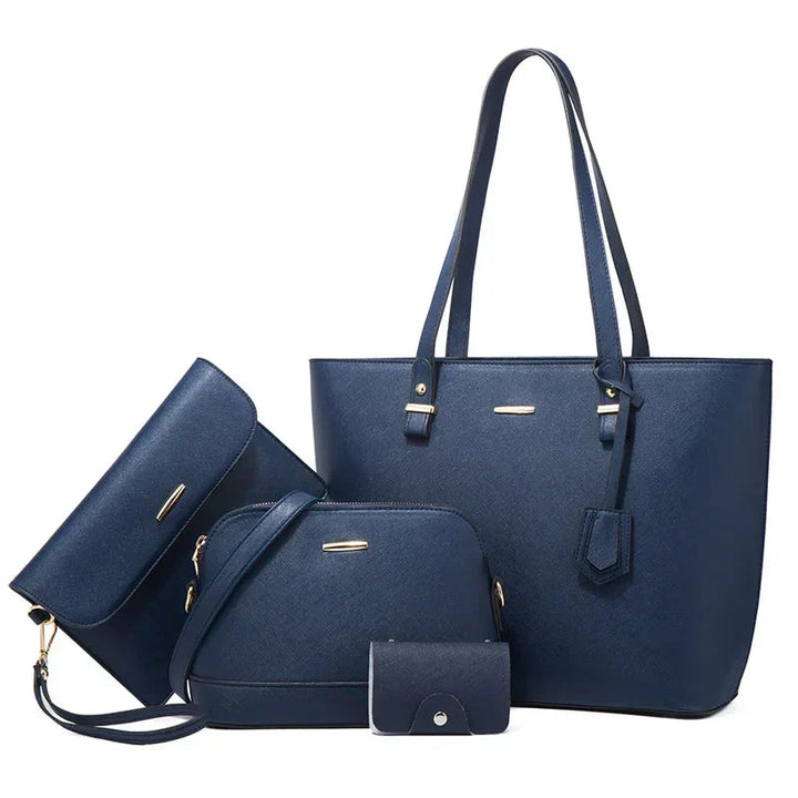 Ashby | Set di Borse a Mano e a Spalla in Pelle Versatile da 3 Pezzi