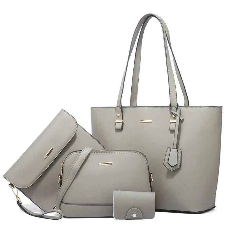 Ashby | Set di Borse a Mano e a Spalla in Pelle Versatile da 3 Pezzi