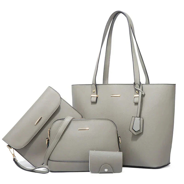 Ashby | Set di Borse a Mano e a Spalla in Pelle Versatile da 3 Pezzi