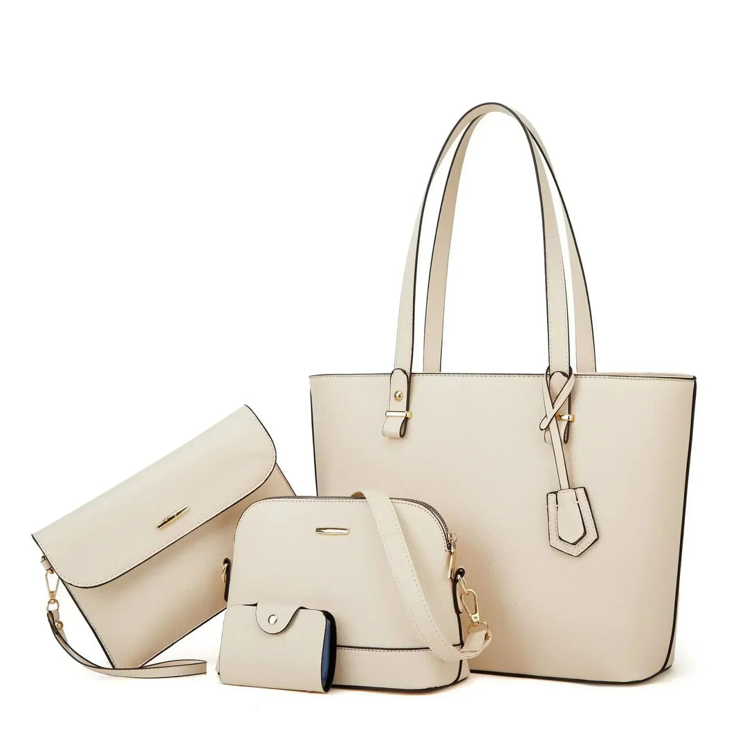 Ashby | Set di Borse a Mano e a Spalla in Pelle Versatile da 3 Pezzi