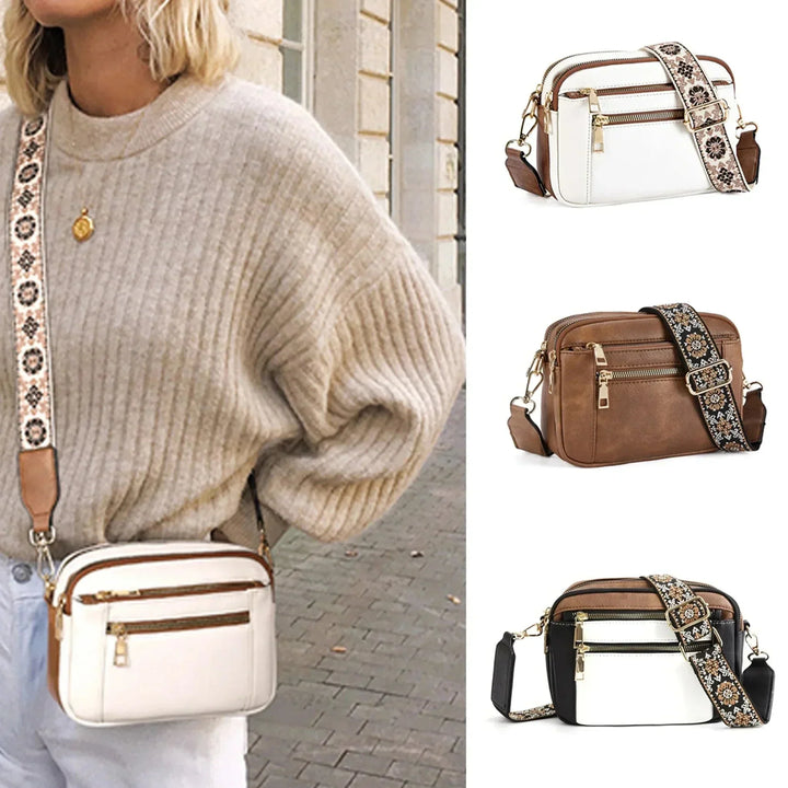 Nylah Crossbody con Cinghie Colorate
