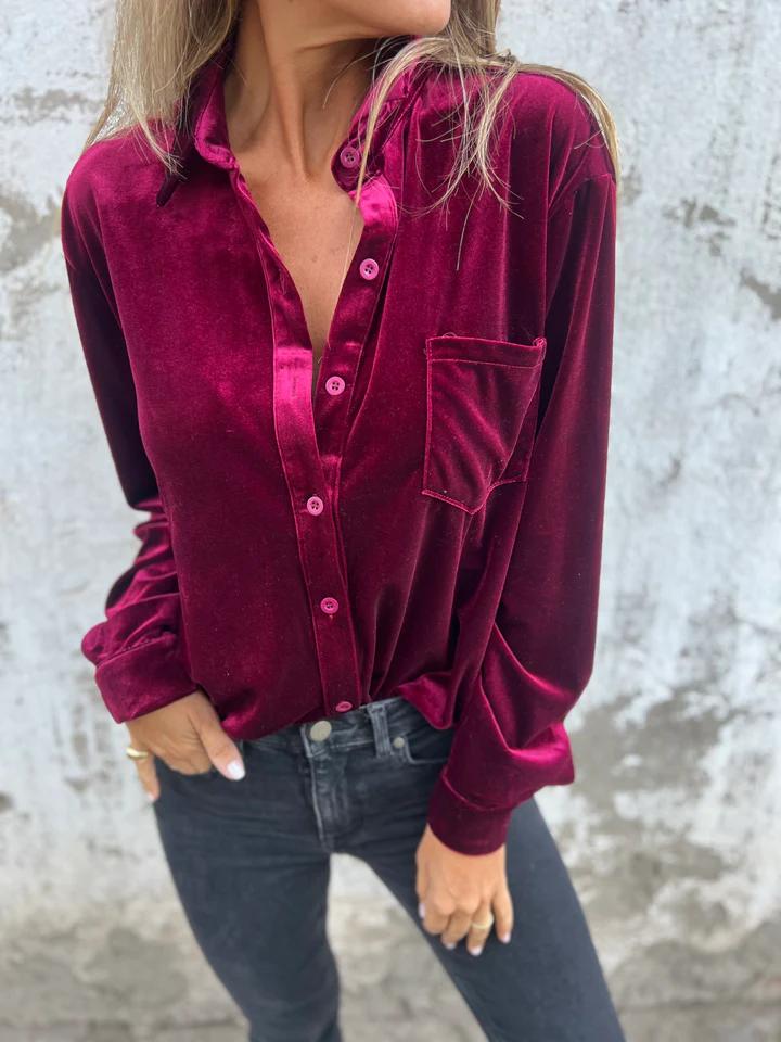 Kaya - Elegante Blusa di Velluto