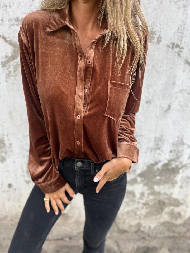 Kaya - Elegante Blusa di Velluto