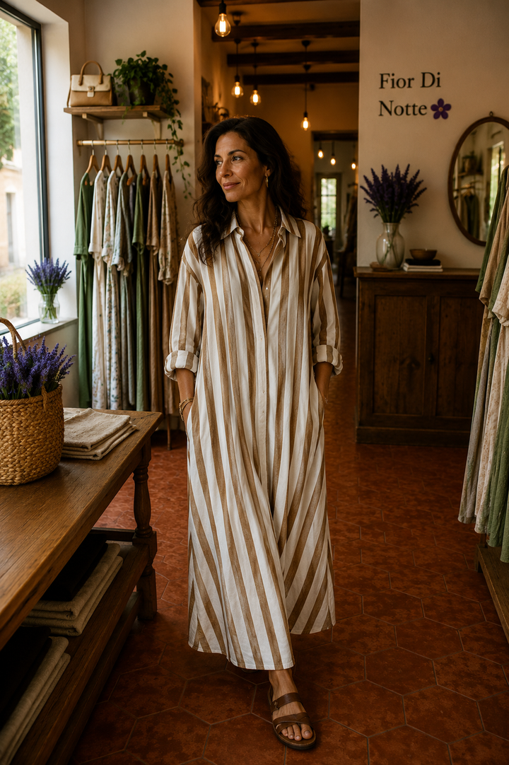 Pepa | Vestito camicia lungo