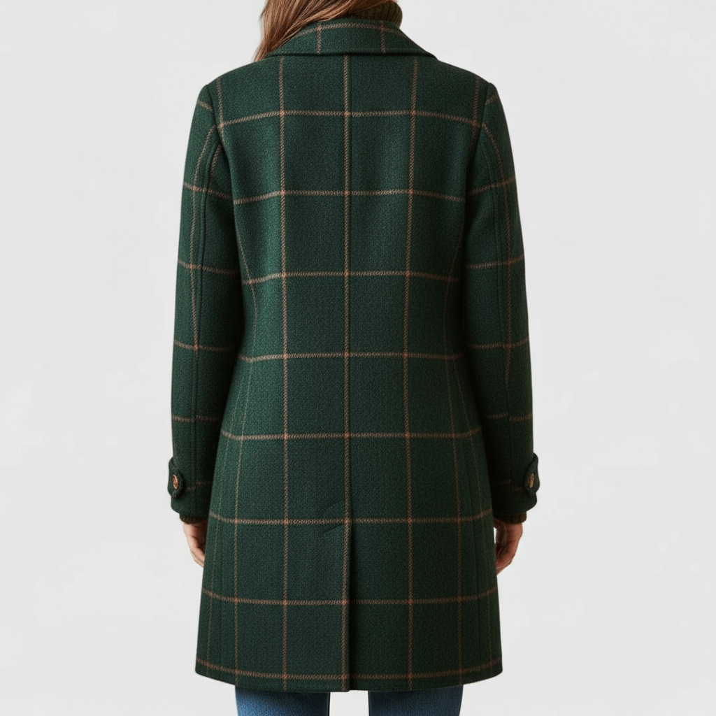Fiona – Cappotto a Quadri Classico