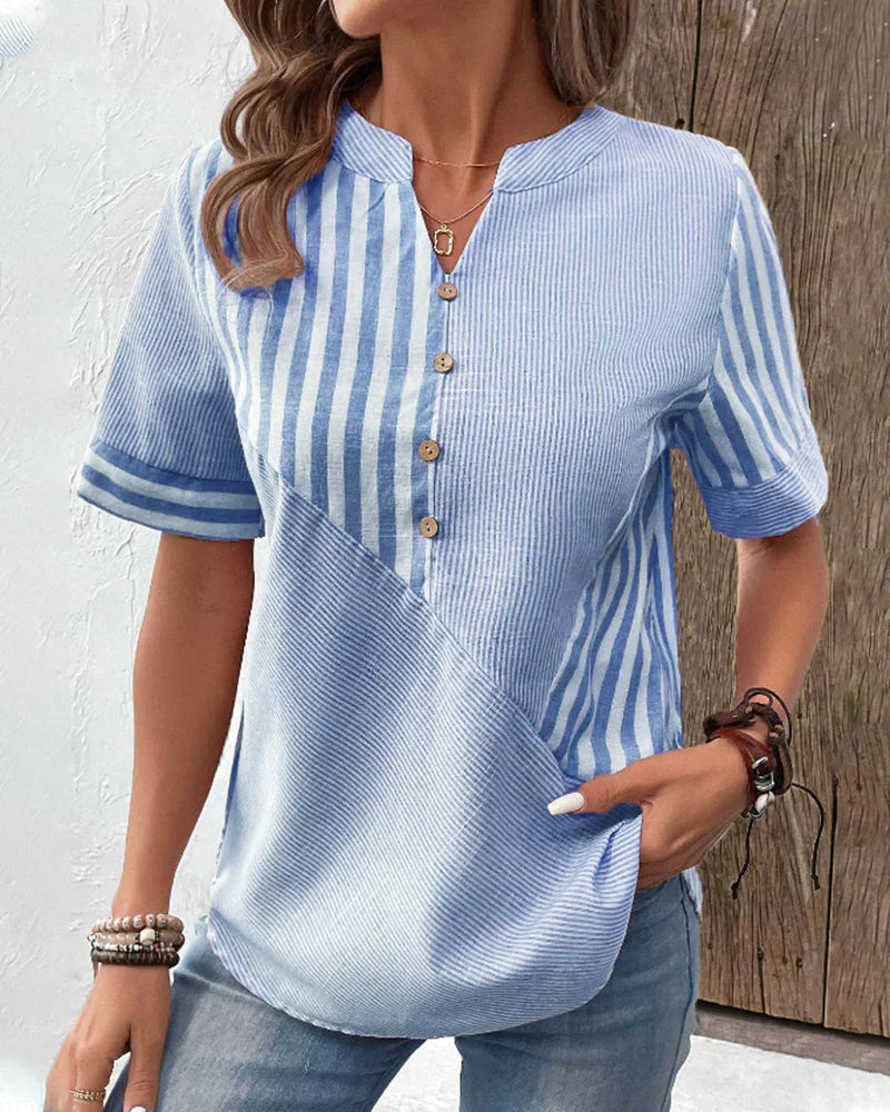 Sandra™ | Top a Righe Classico