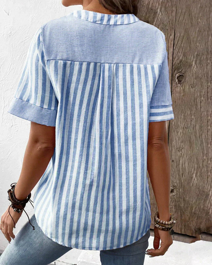 Sandra™ | Top a Righe Classico