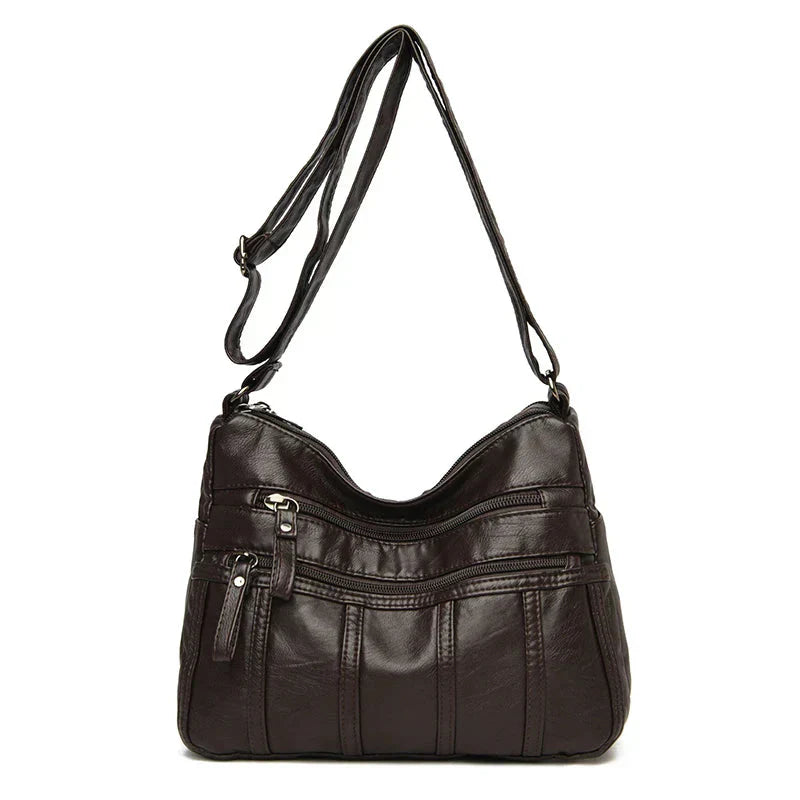 Oriana | Borsa a Tasche Multi-Layer in PU Pelle di Lusso