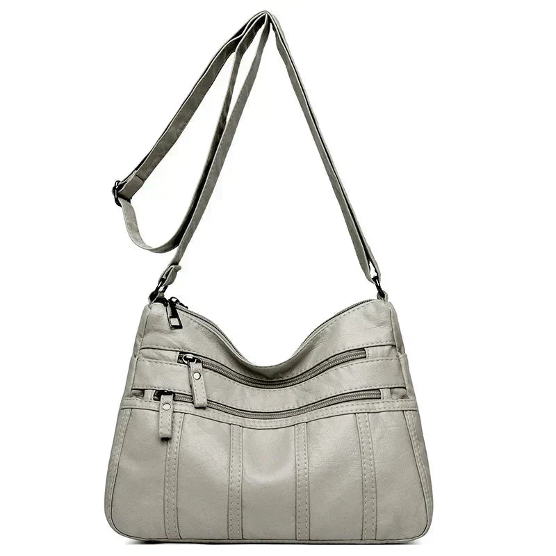 Oriana | Borsa a Tasche Multi-Layer in PU Pelle di Lusso