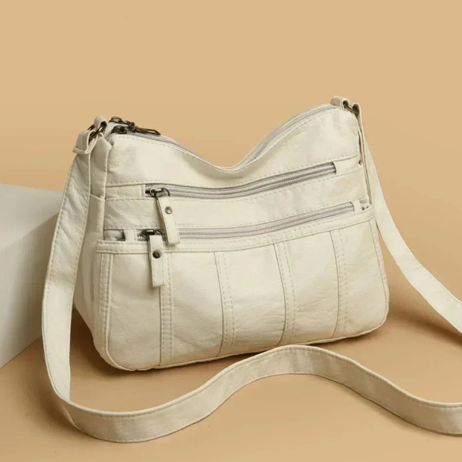 Oriana | Borsa a Tasche Multi-Layer in PU Pelle di Lusso