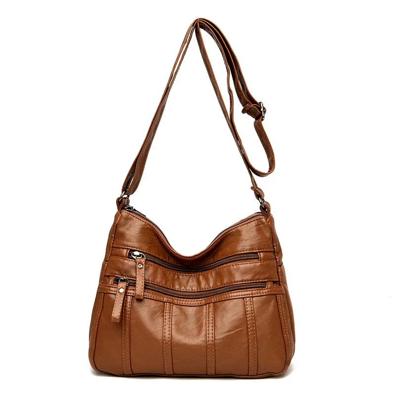 Oriana | Borsa a Tasche Multi-Layer in PU Pelle di Lusso