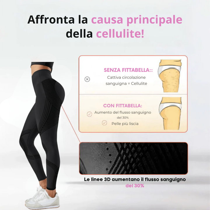 Leggings 3D Fittabella  – Ridefinisci la tua silhouette senza sforzo