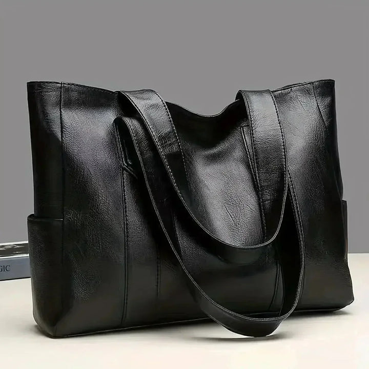 Xanthe | Borsa Tote Vegana Classica di Grande Capacità
