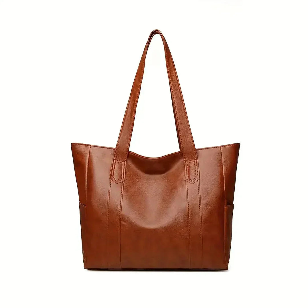 Xanthe | Borsa Tote Vegana Classica di Grande Capacità