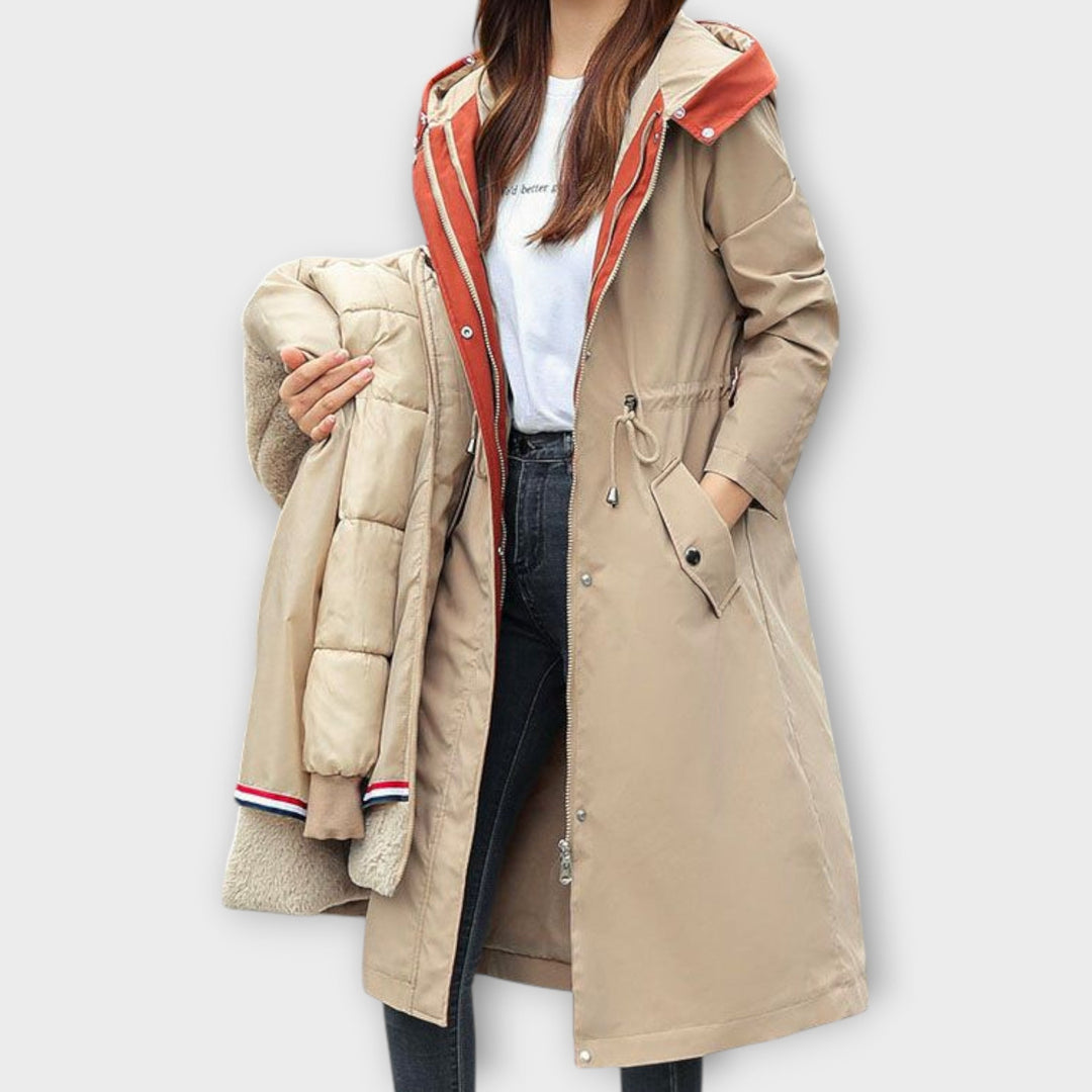 Parka Invernale Lungo in Finta Pelliccia