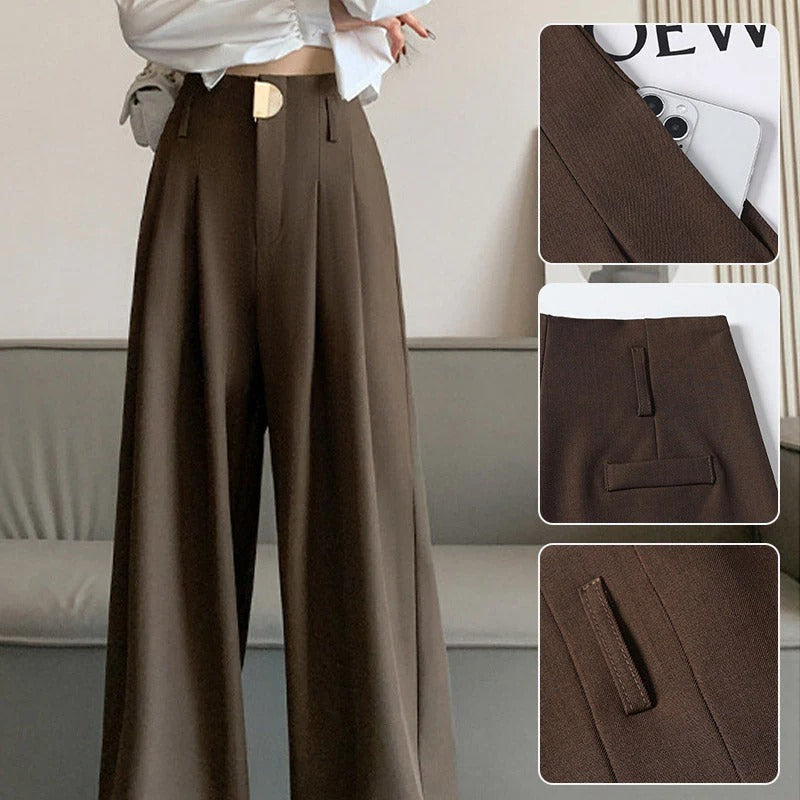 TAHLIA – PANTALONI DONNA A VITA ALTA VERSATILI
