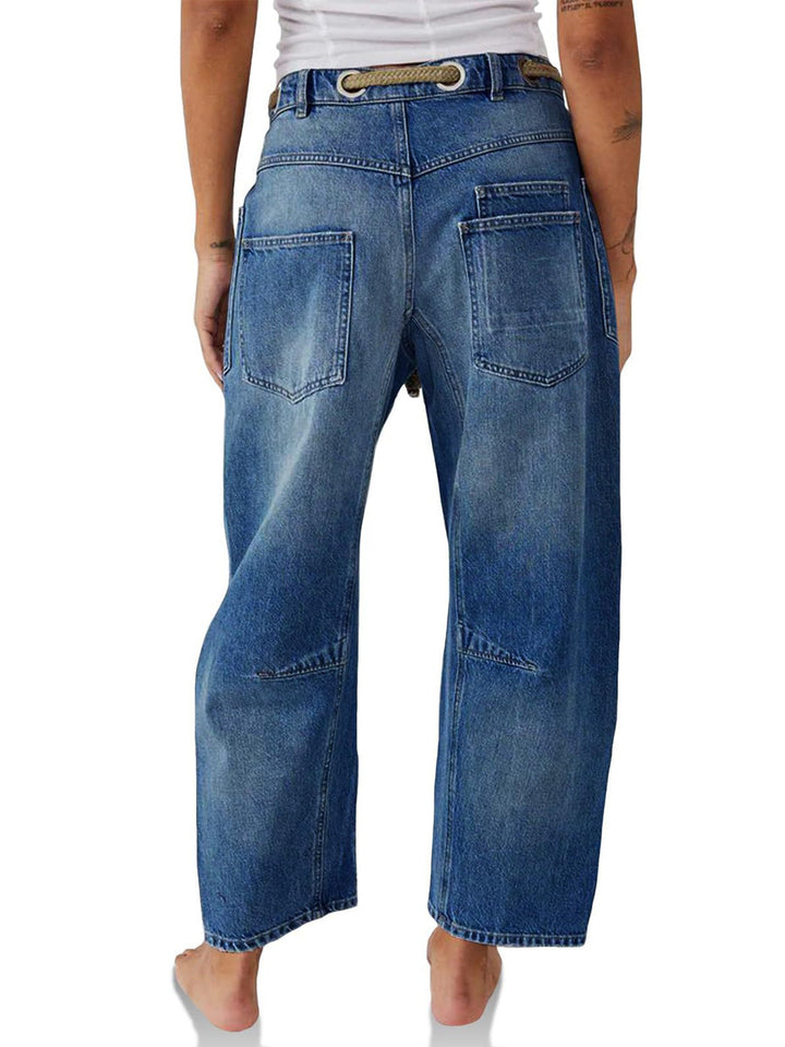 Margaret | Jeans Patchwork con Corda