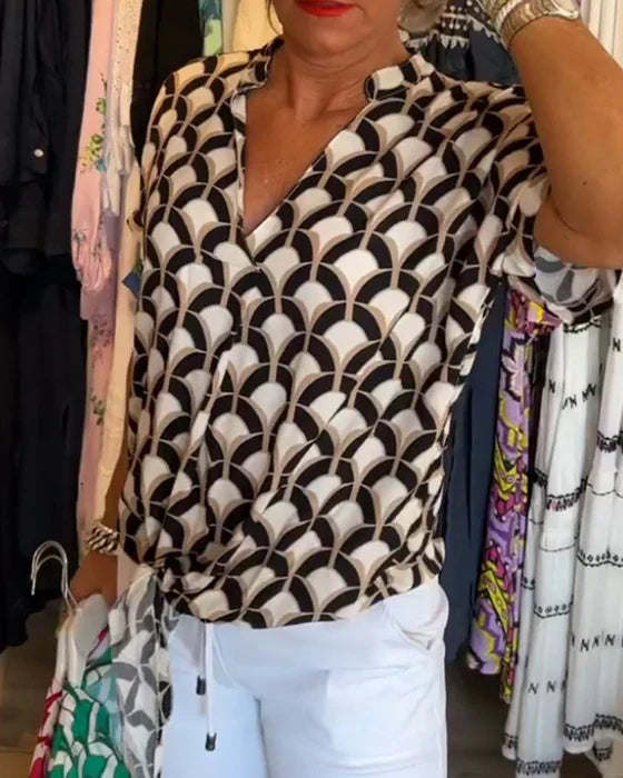 BLUSA STAMPATA STILOSA SOLVEIG
