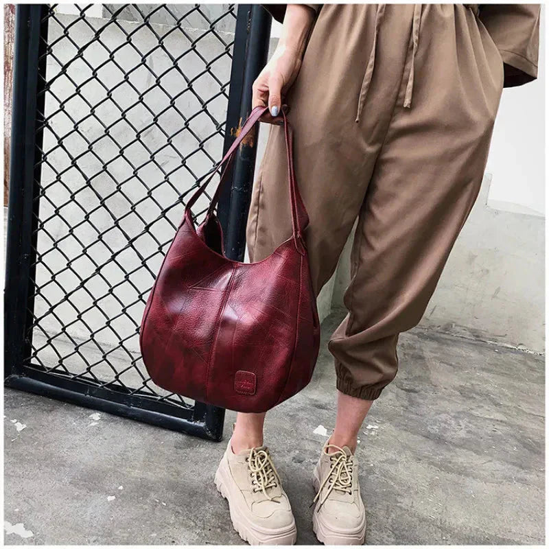 Borsa a Mano in Pelle Vintage