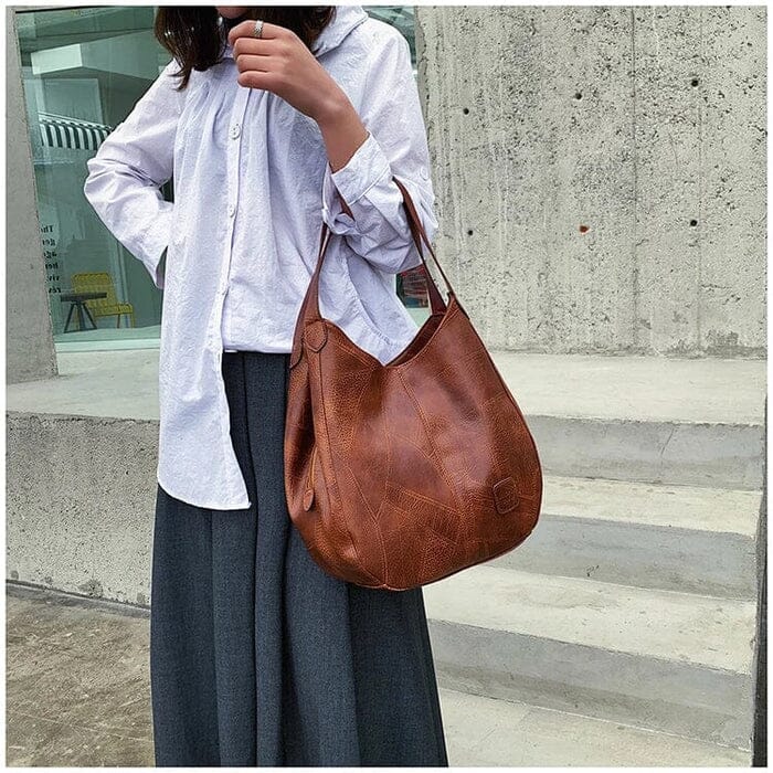 Borsa a Mano in Pelle Vintage